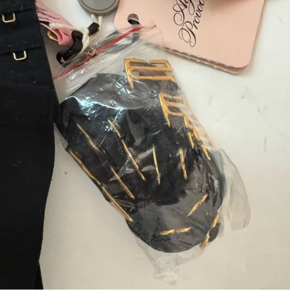 NWT AGENT PROVOCATEUR Franni Brief With Suspenders Black Size AP 2 - Picture 10 of 16